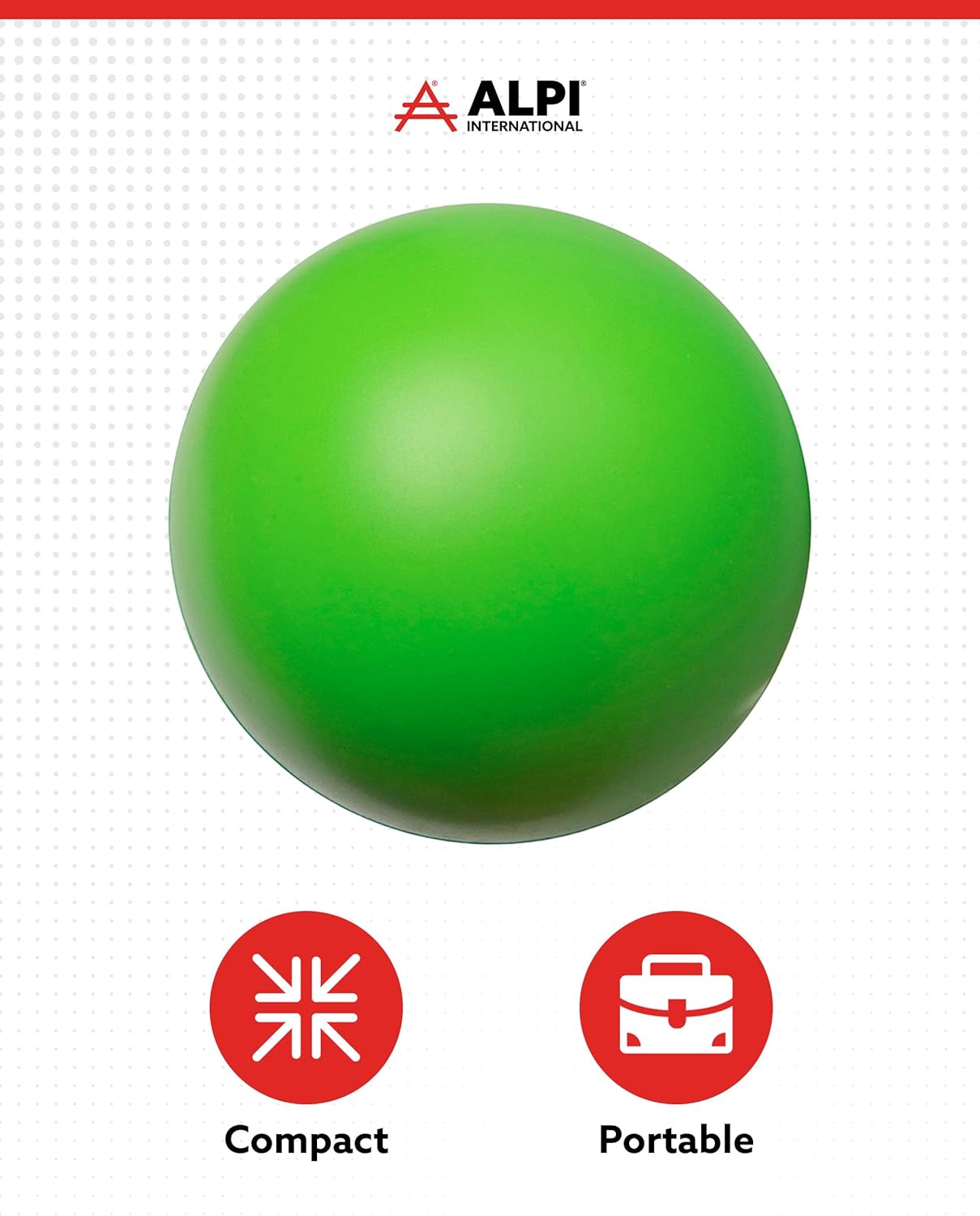 Alpi Squeezies - Soft Squeeze Ball - Adult Stress Balls to Improve Focus - Durable Squeeze Toy for Kids & Adults - Pack of 10, Green