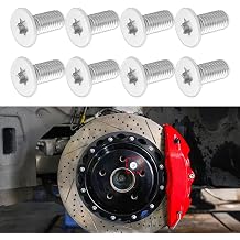 4PCS Brake Rotor Screw, Brake Rotor Bolt, Rotor Screws for Brake Discs, 11609271 Brake Parts Car Front & Rear Retaining Hardware Screw Kit Fits for Buick, Chevry Suburban Silverado 8PCS