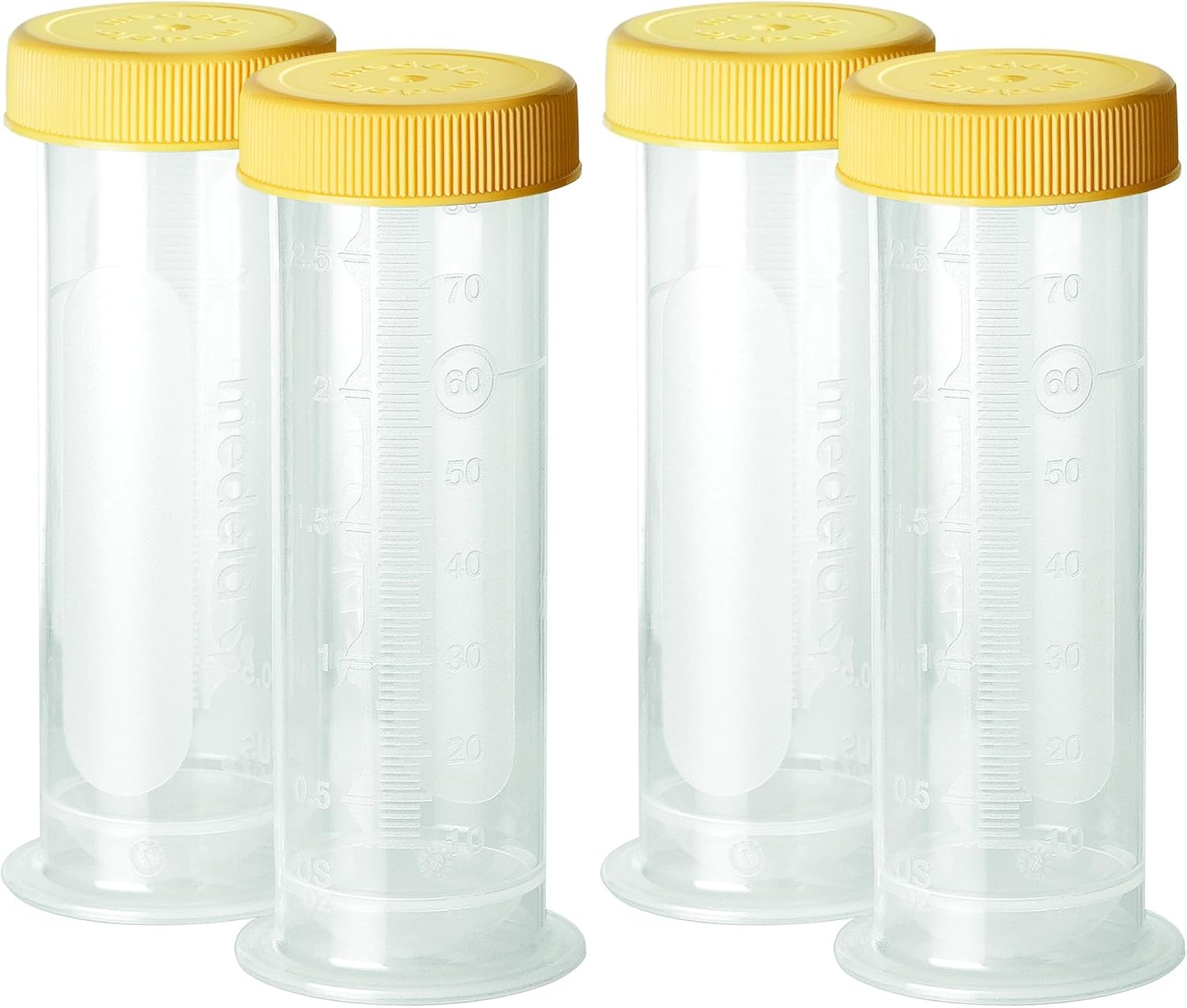 Medela Bottles, 2.7 Ounce, BPA-Free | Breast Milk Storage | Leak-Proof Lids | Freezer Compatible | 12 Count