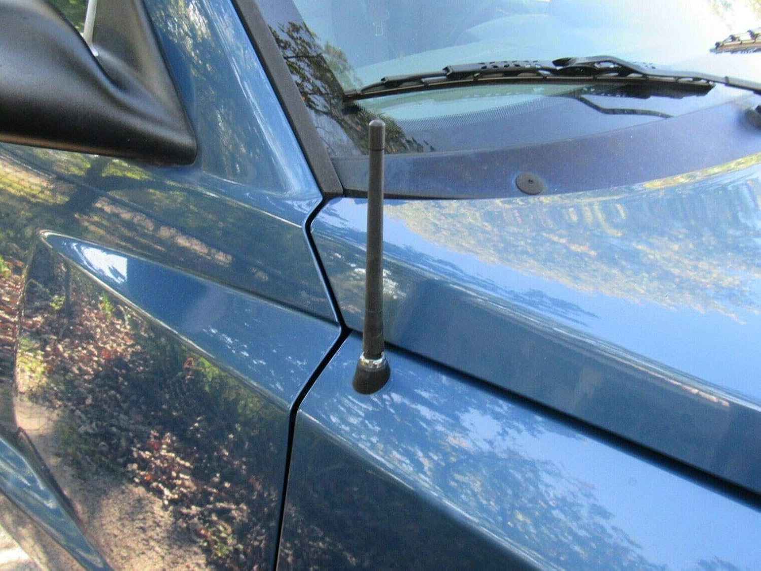 7" inch Short Rubber Black Stubby Rod Antenna Mast Radio AM/FM for Dodge Dakota 1997-2011