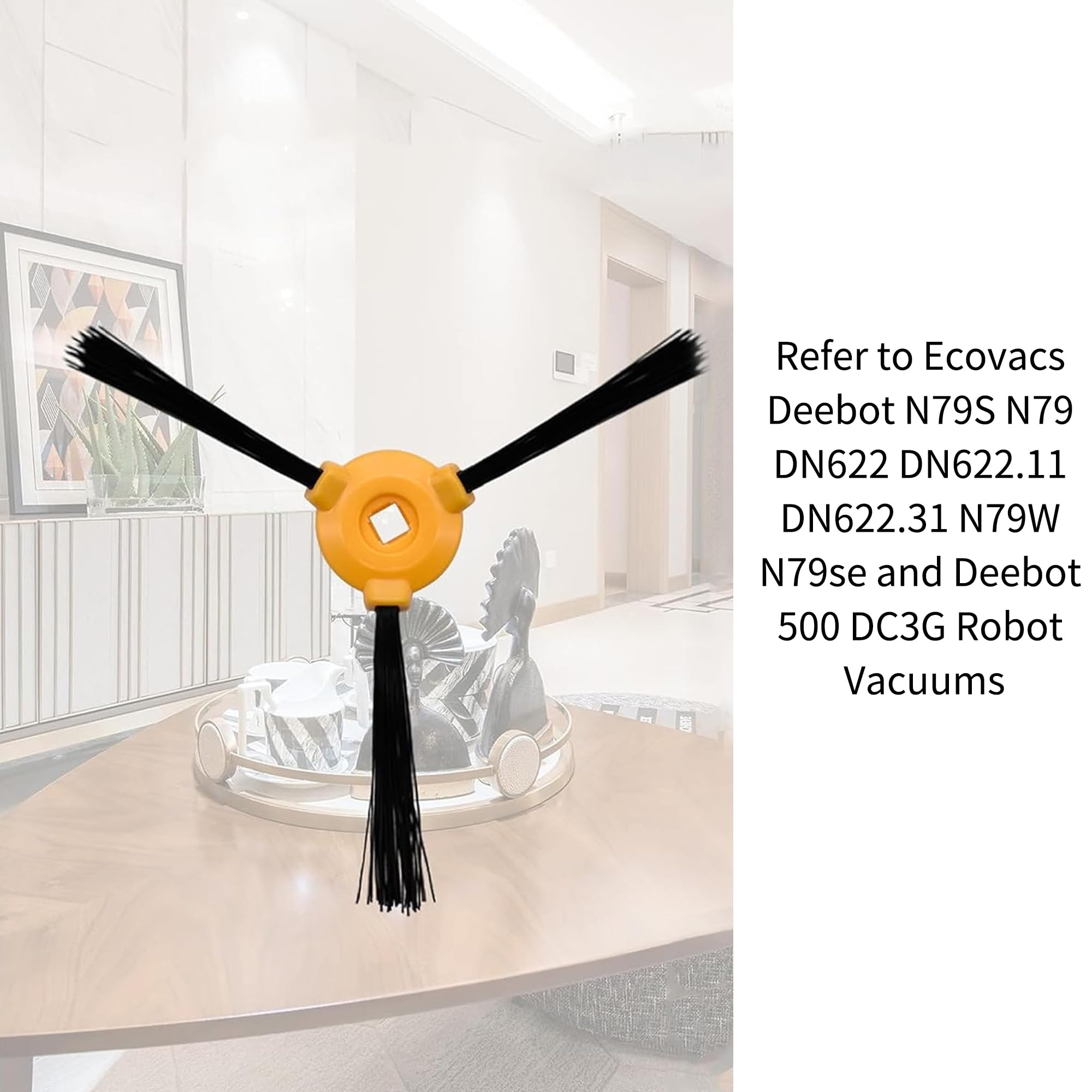 Ulimymei 8pc Replacement Side Brush with Robot v710 RoboVac 11 11C N79S N79 Conga Excellence 5040 990