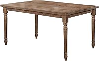 Vista 3 de Best Master Furniture Juego de comedor de 6 piezas con banco, natural