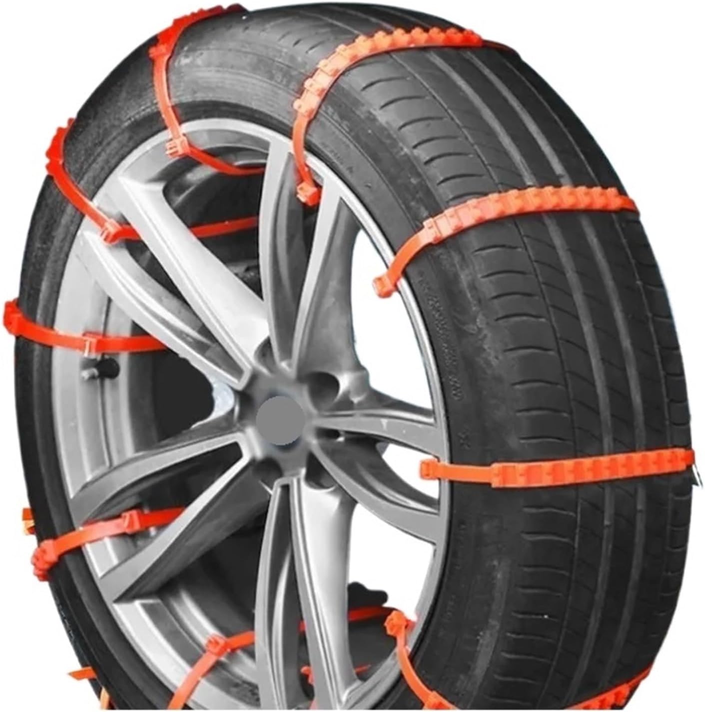 For Car Tyre Snow Chains Anti-skid Winter Outdoor Tire Wheel Chain Emergency Double Grooves Anti Slip Accessories(20pcs)