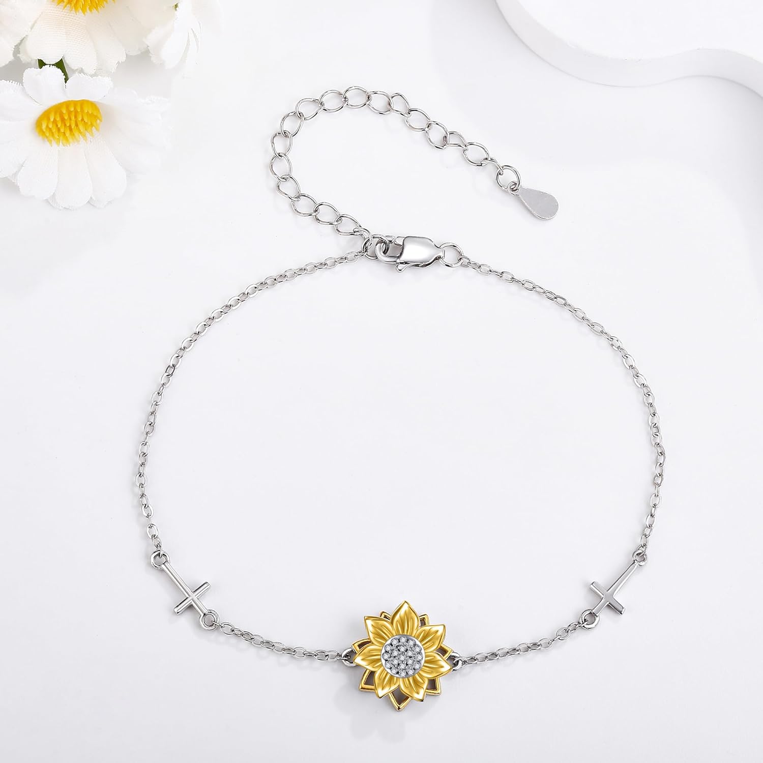 Butterfly/Lighthouse/Compass/Rose/Sunflower/Tennis/Wave S925 Sterling Silver Bracelets Jewelry for Women
