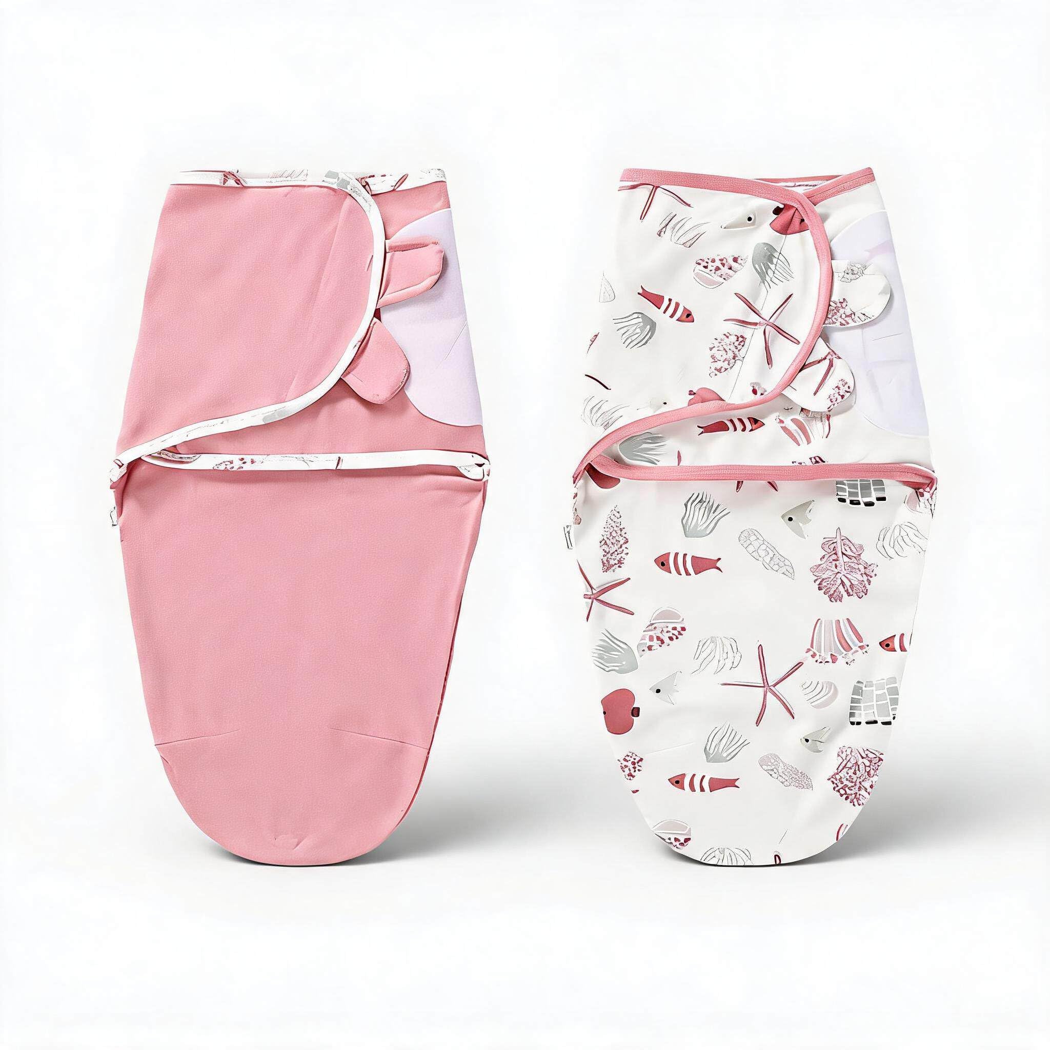 Manta de Muselina para bebé Respetuosa con la Piel, Acogedora Manta para Niños de 3 a 6 Meses, Tamaño M de 2 Piezas (M Size)