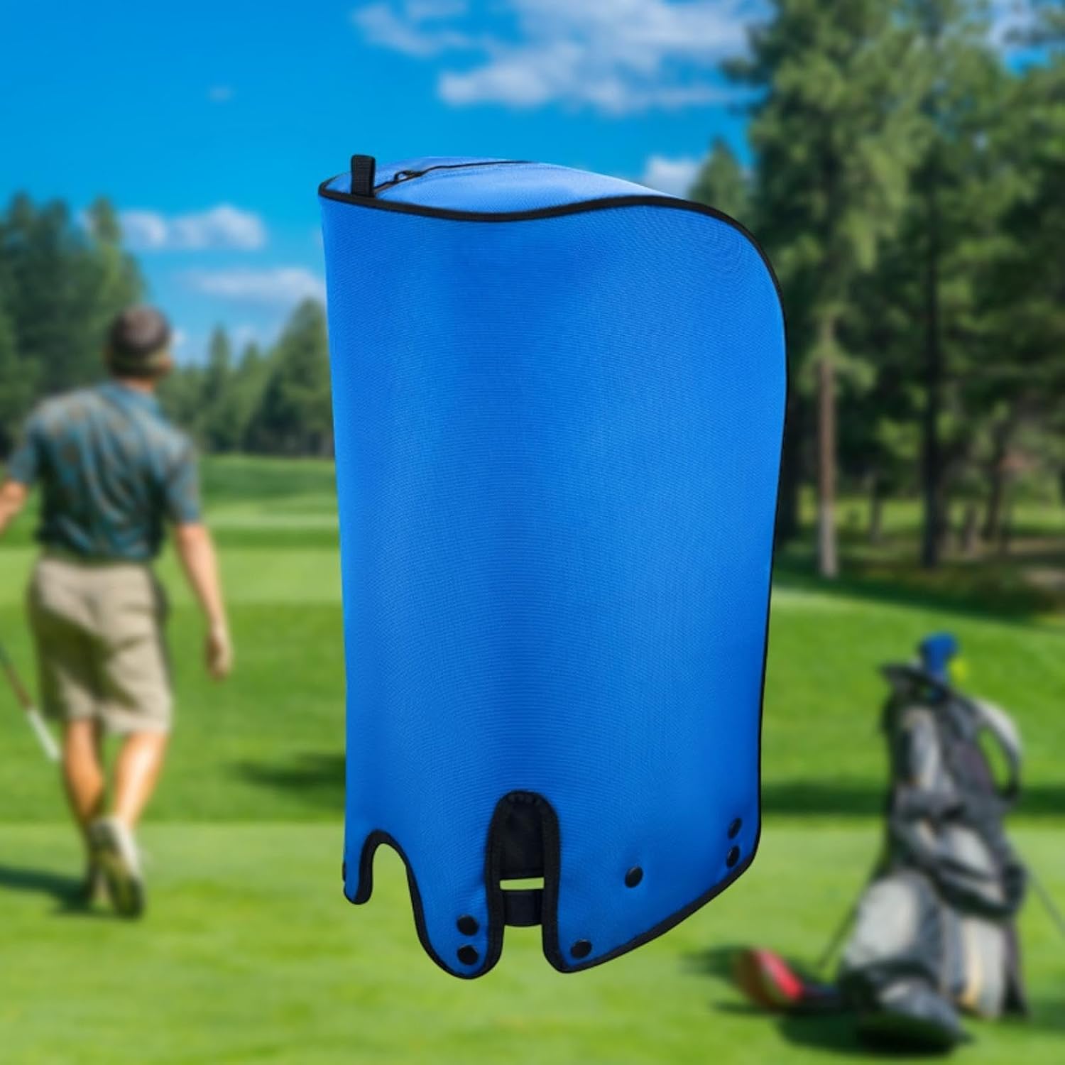 Menolana Golf Bag Cover Club Protection Sturdy Accessories Dustproof Rain Hood Cape Padded Cover for Outdoor Travel Golf Accessories