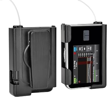 Swivel Insulin Pump Case Clip for Tandem tSlim x2 / tSlim G4, Rotating Pump Holder for Tslim X2 as Pump Accessories - Easy to Wear Black