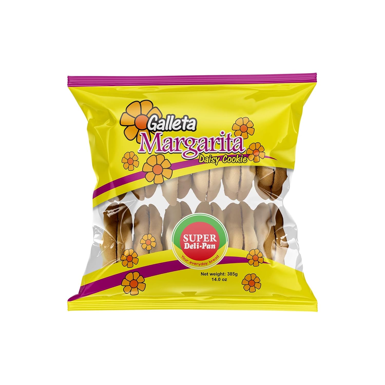 Super Deli Pan Galleta Margarita 14oz / Daisy Cookie 14oz (12)