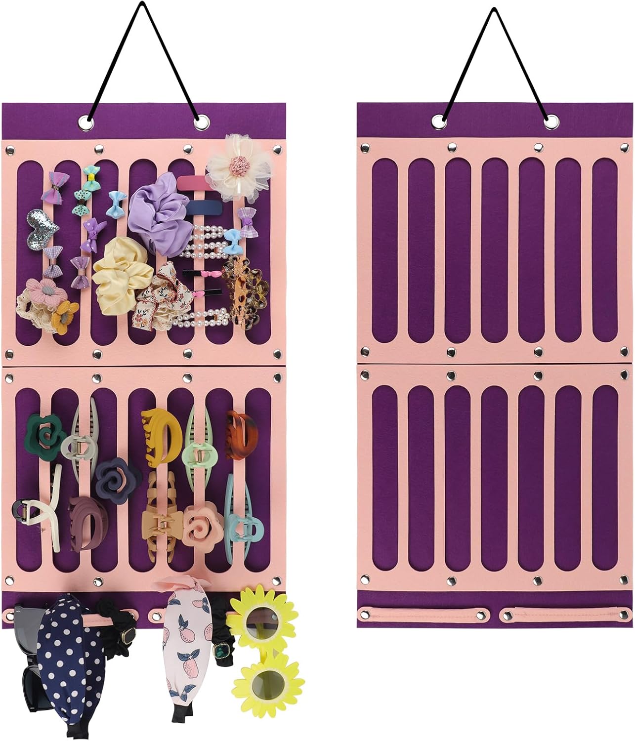 Anboor Hair Bow Organizer Holder for Girls Hanging Bow