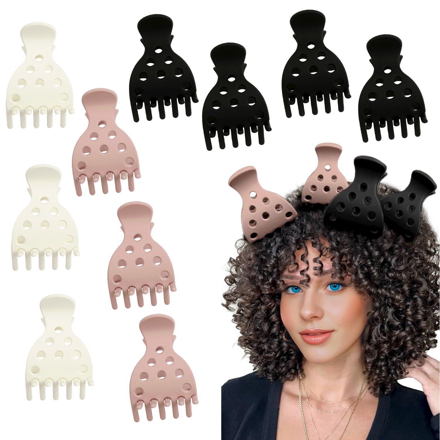 Photo 1 of 10 Hair Volume Clip?Root Clips for Curly Hair Volume and Claw Clips for Thick Hair, Root Lifter Curl Hair