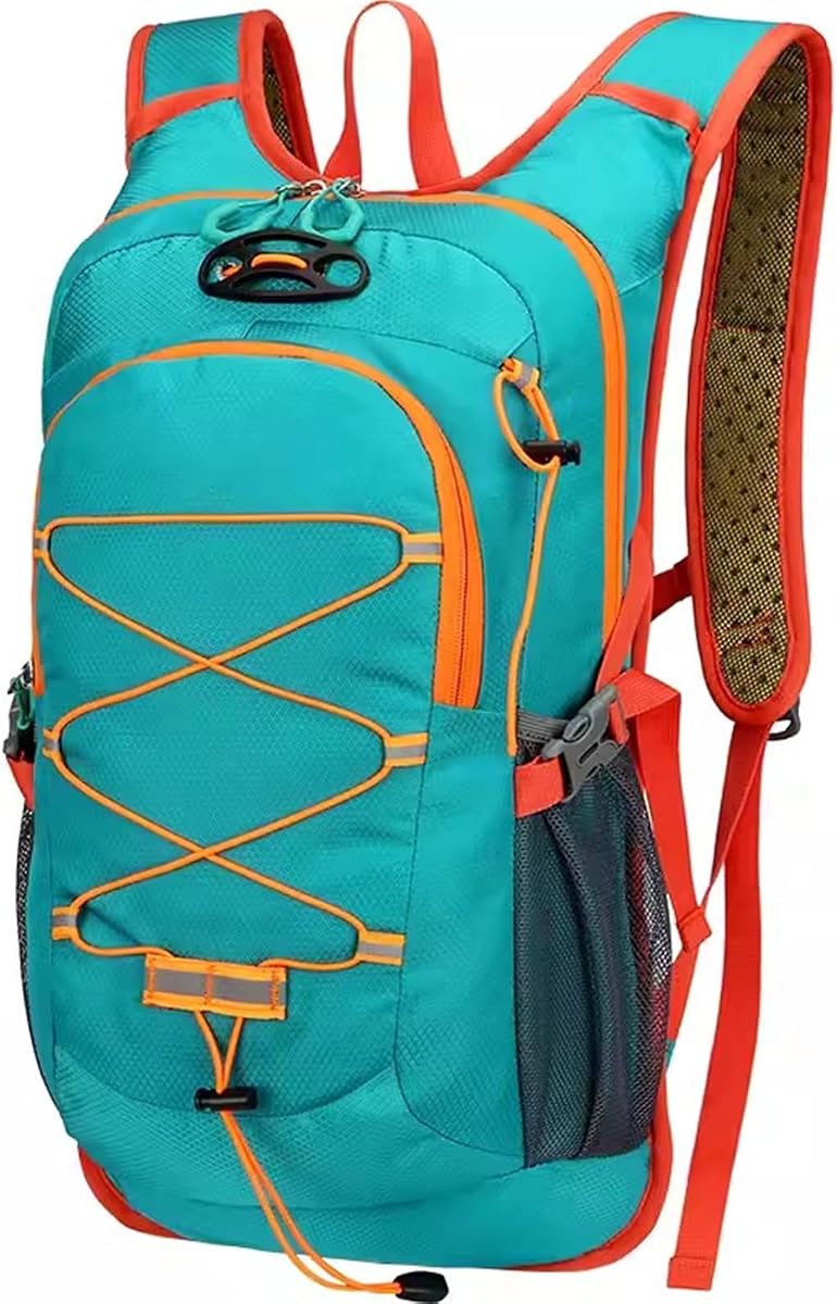 Lightweight Cycling Hydration Backpack,Large Capacity Pack for Travel,Hiking,Climbing,Skiing,Running Daypack for Men Women (Green)