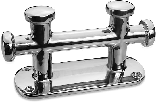 Double Cross Bollard Heavy Duty Marine Grade 316 Stainless Steel