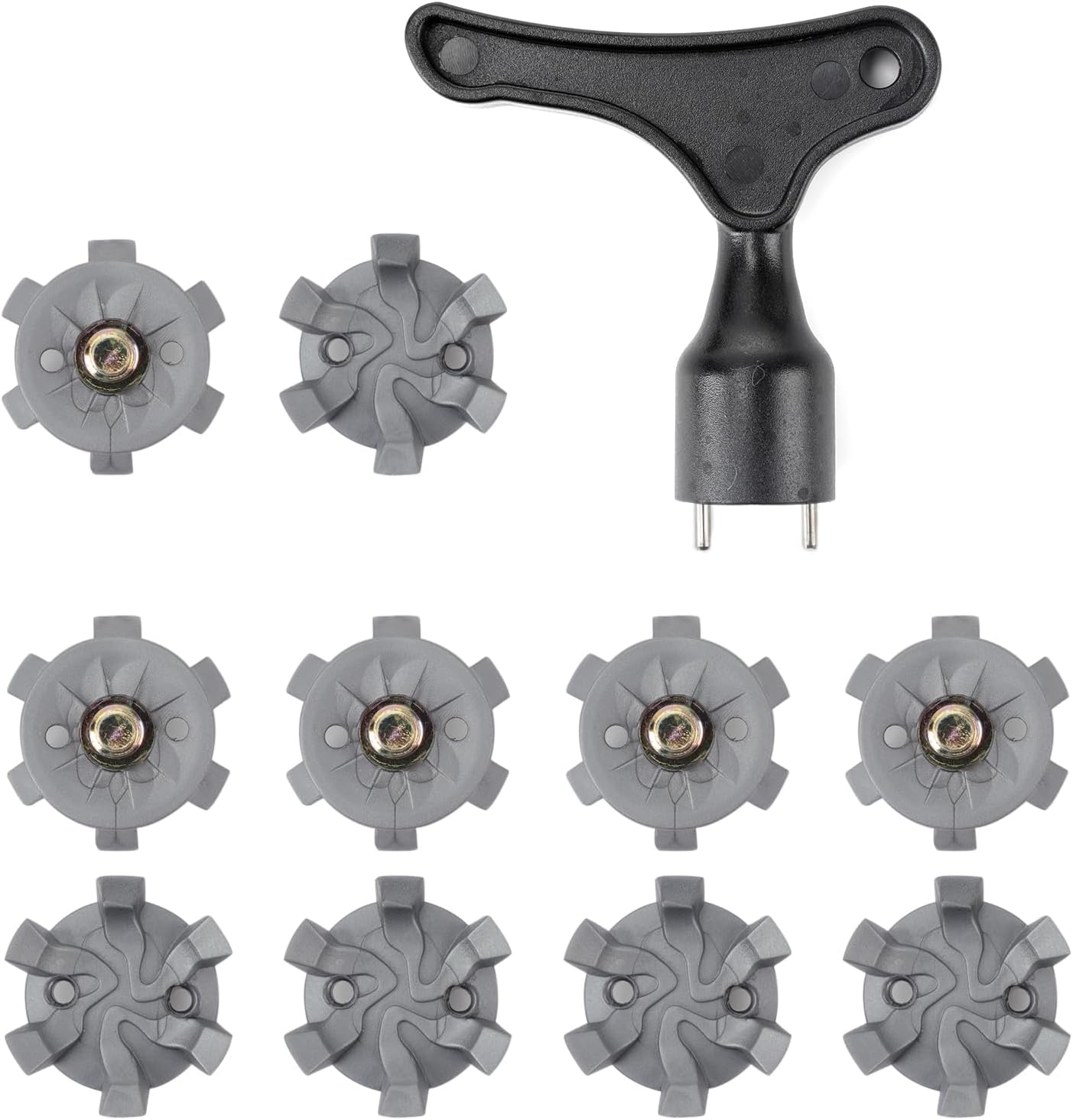 Golf Shoe Spikes Set, Tunknew 10PCS Replacements Tooth Stinger Screw