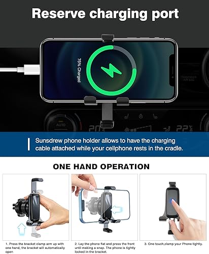 Miniatura 9 de Soporte de teléfono de coche para Nissan Sentra 2020-2023 2024, accesorios para ventilación de aire, soporte de teléfono celular, manos libres,