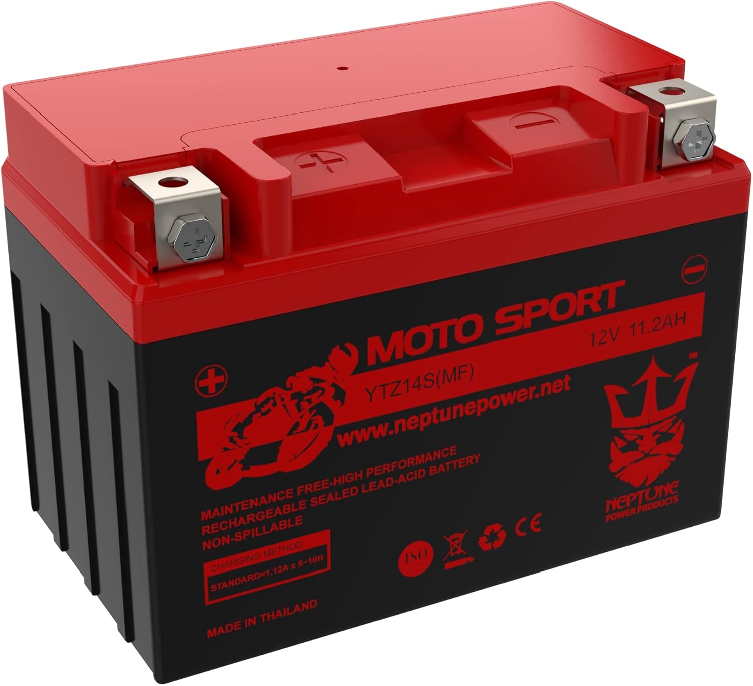 Neptune YTZ14S 12v 11.2Ah Battery for Honda VT750C2/S Shadow Spirit 2012