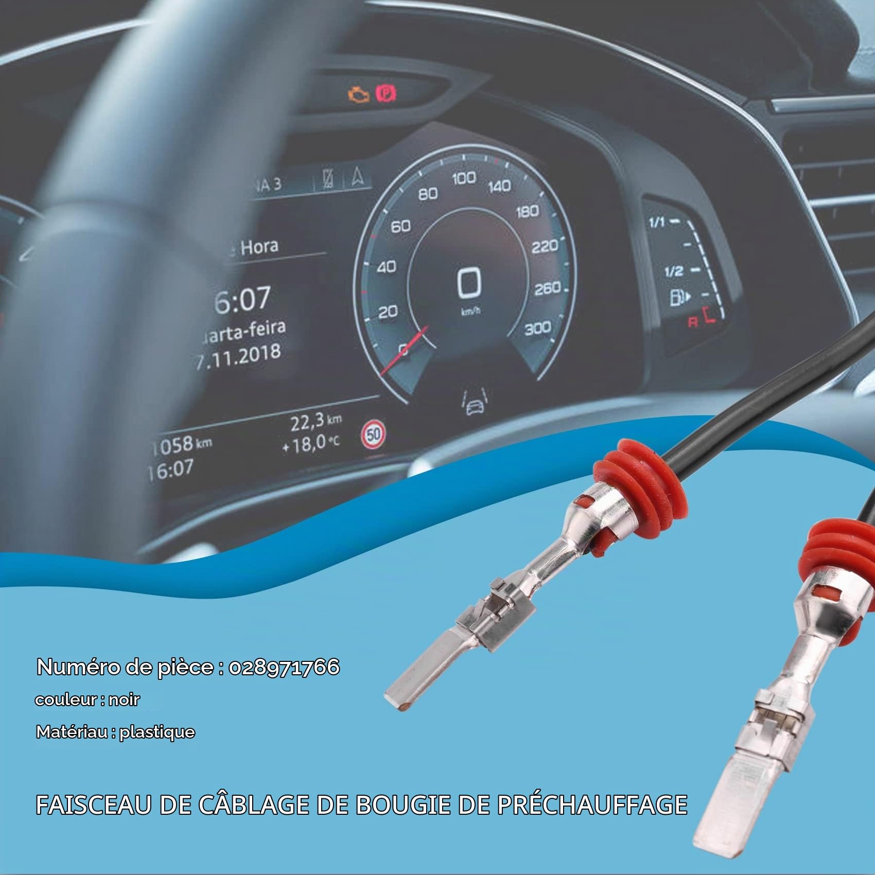Faisceau de Câbles de Bougie de PréChauffage de Voiture pour Mk4 Mk3 B4 Golf 1997-2003 1.9 TDI L4 ALH 028971766