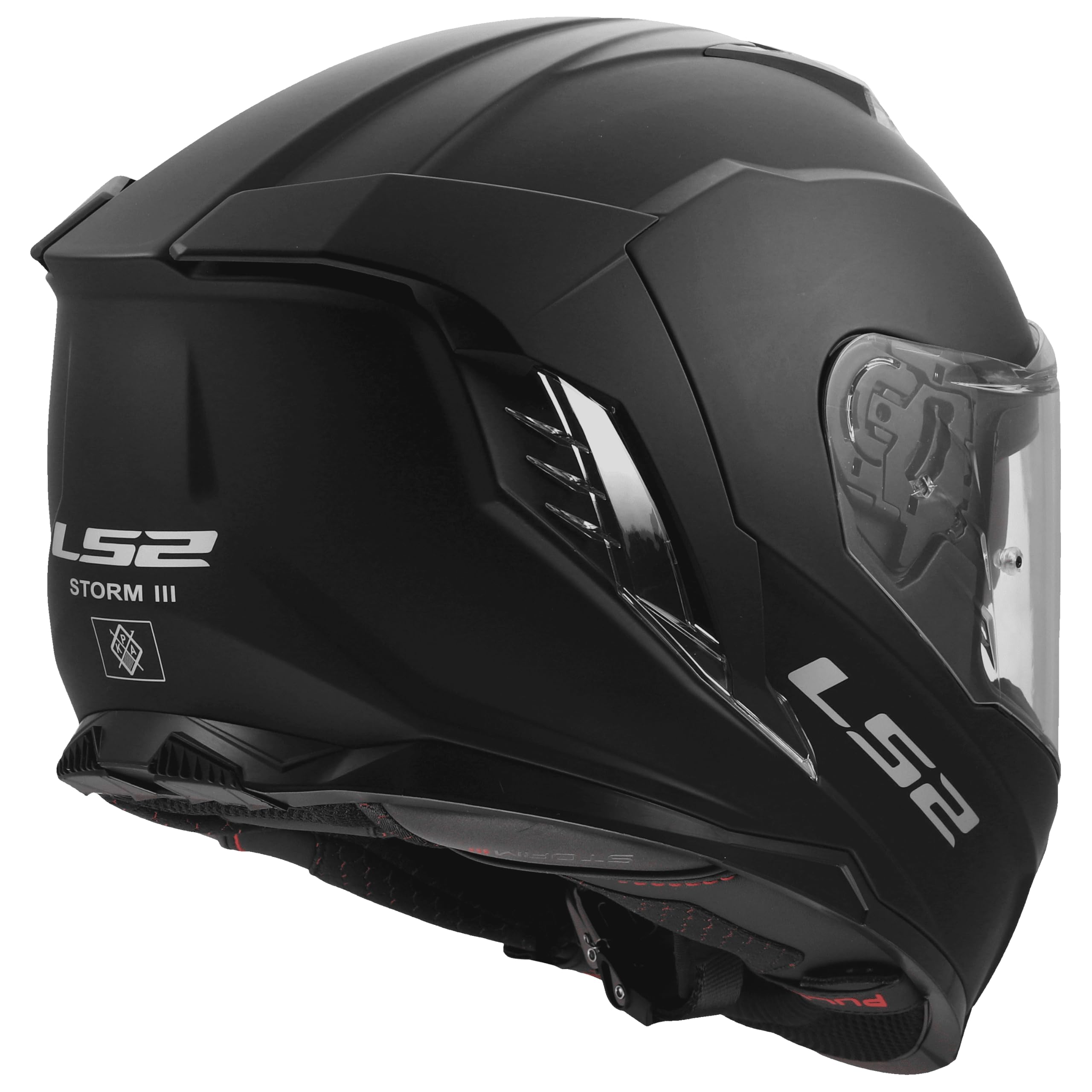 LS2, Casco Moto Integrale STORM III SOLID Matt Black, M