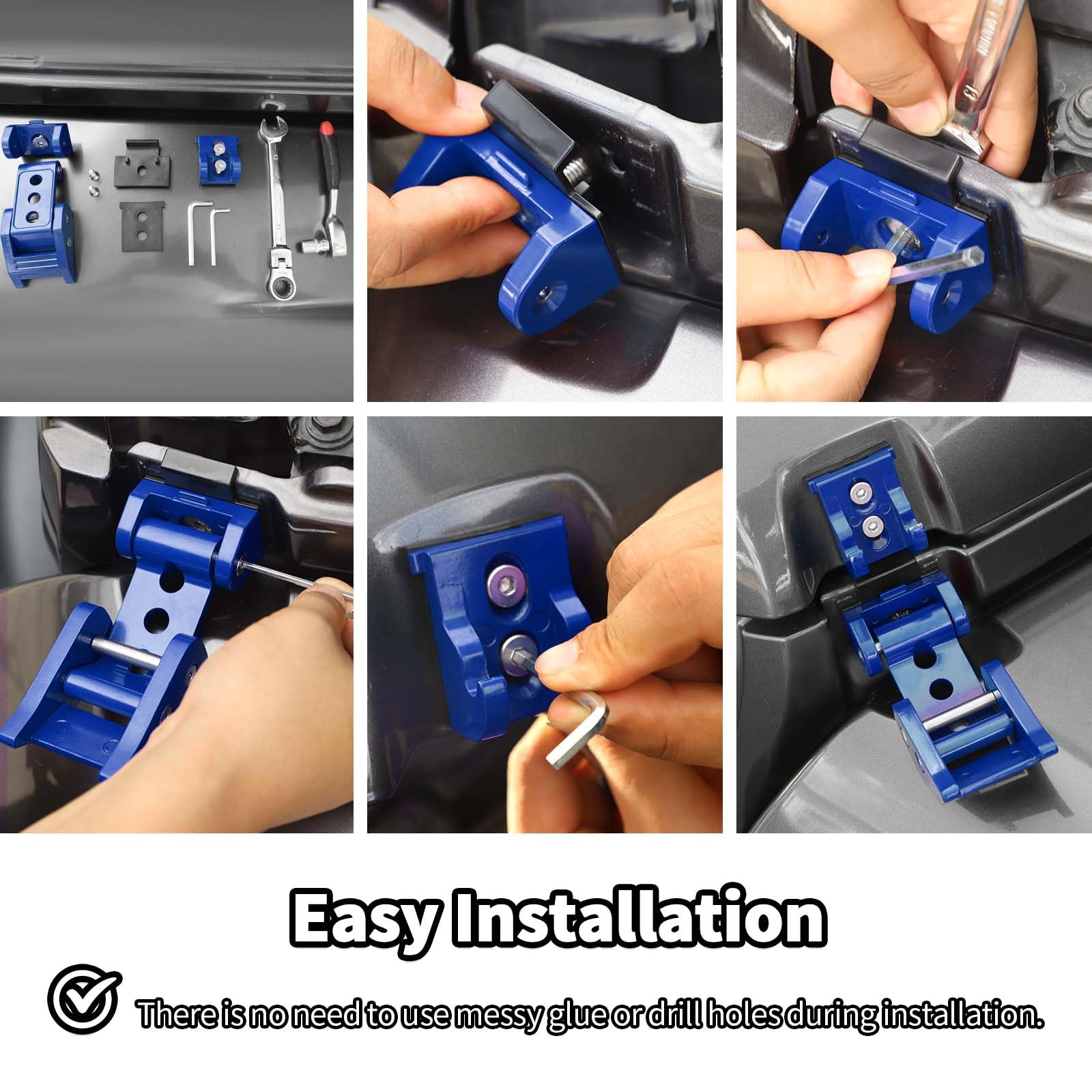 Amazon.com: JWWY for Jeep Wrangler Hood Latches Clamp Aluminum