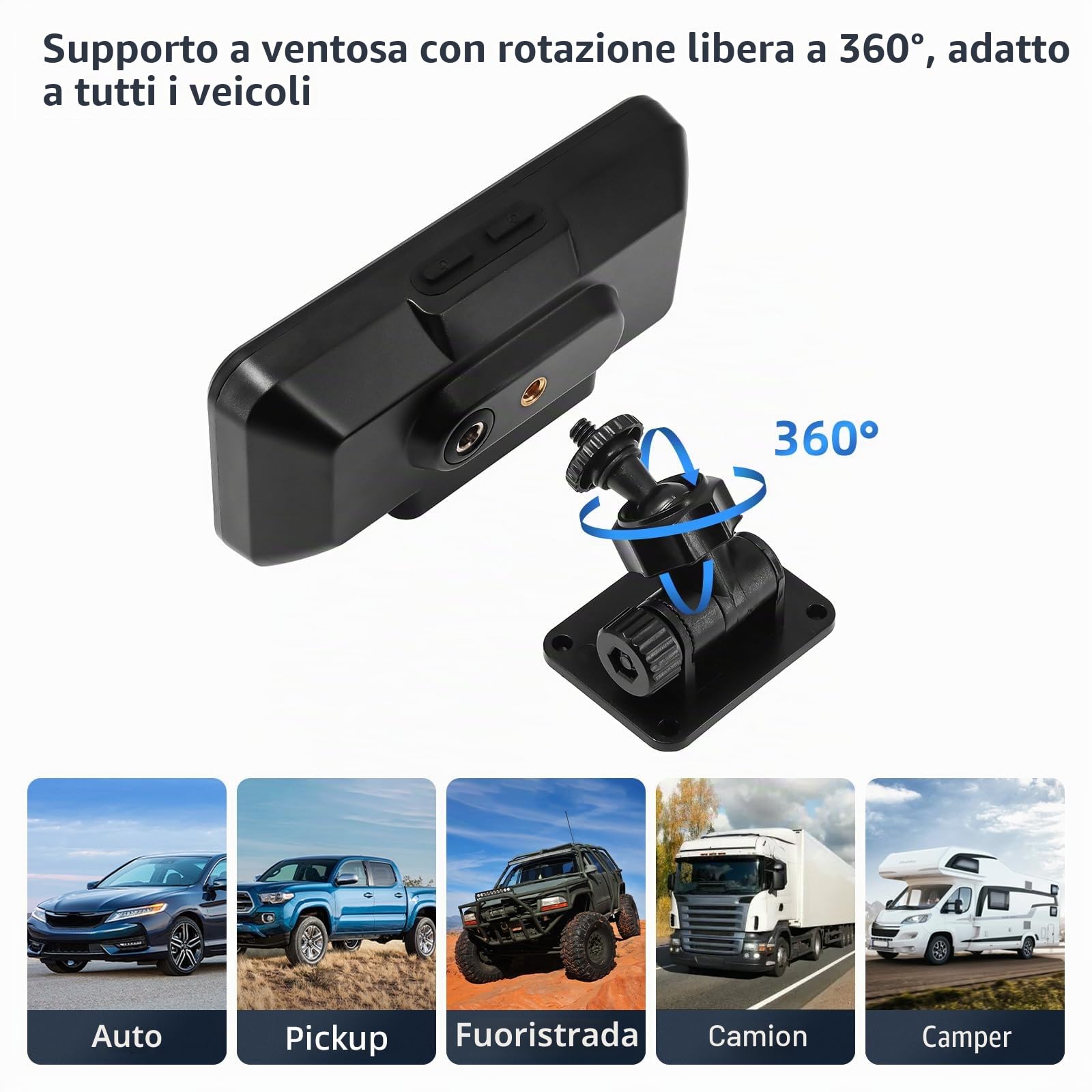 M60 Auto Head Up Display Bussola Inclinometro Velocità GPS Digital Overspeed Allarme Off Road Accessori