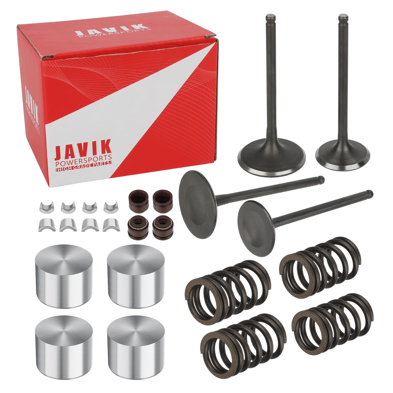 Amazon.com: Kit de válvula de motor de admisión y escape