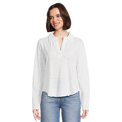 Mod o doc Long Sleeve Easy Polo T Shirts Women