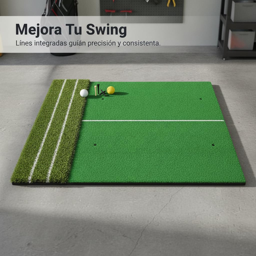 Golf Schlagmatte, Schwungführung, Eva