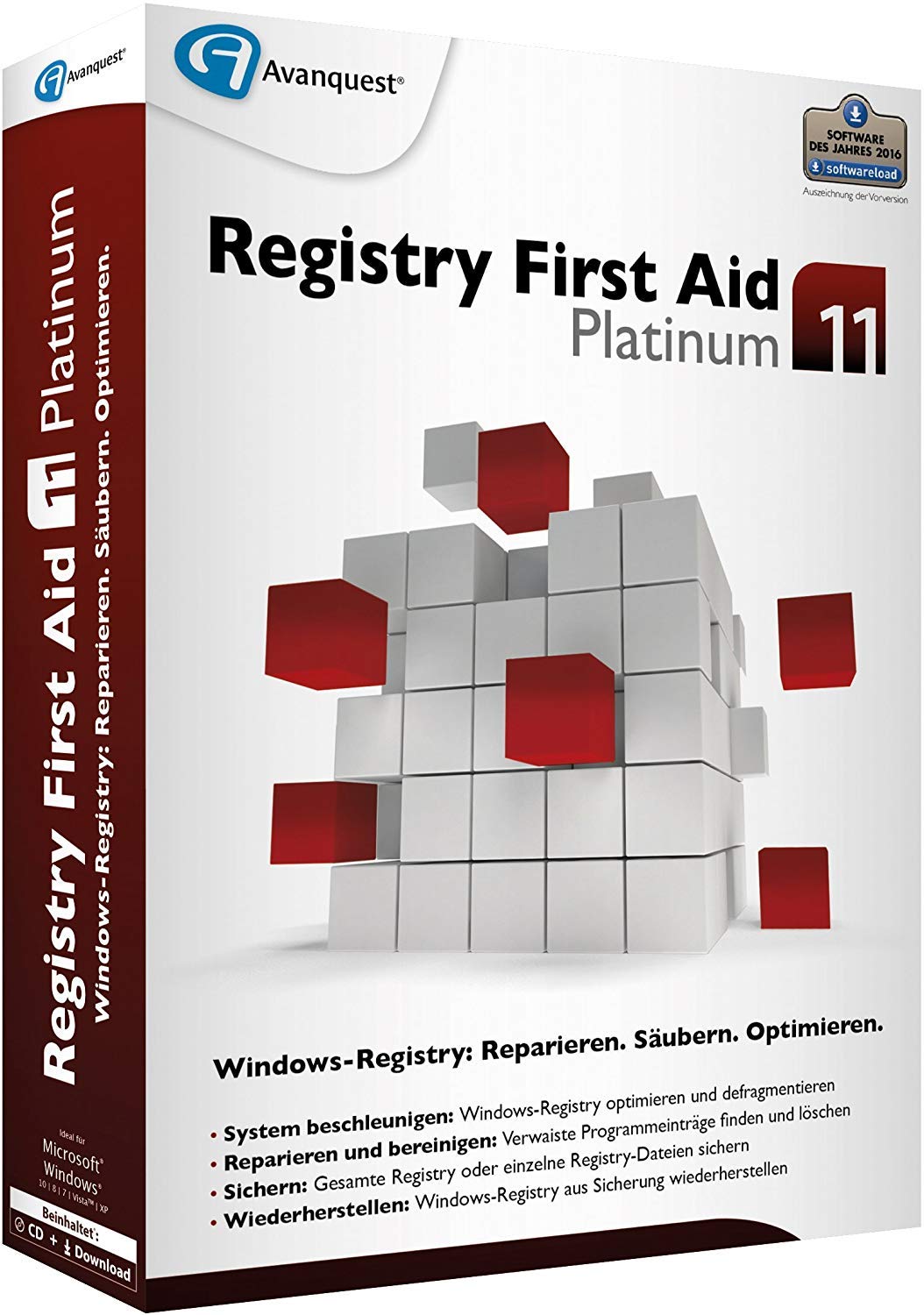 Registry First Aid 11.3 Platinum CD/DVD