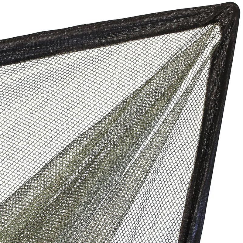 Großfischkescher Karpfenkescher Kescherkopf 110x110cm mit Auftriebshilfe grün