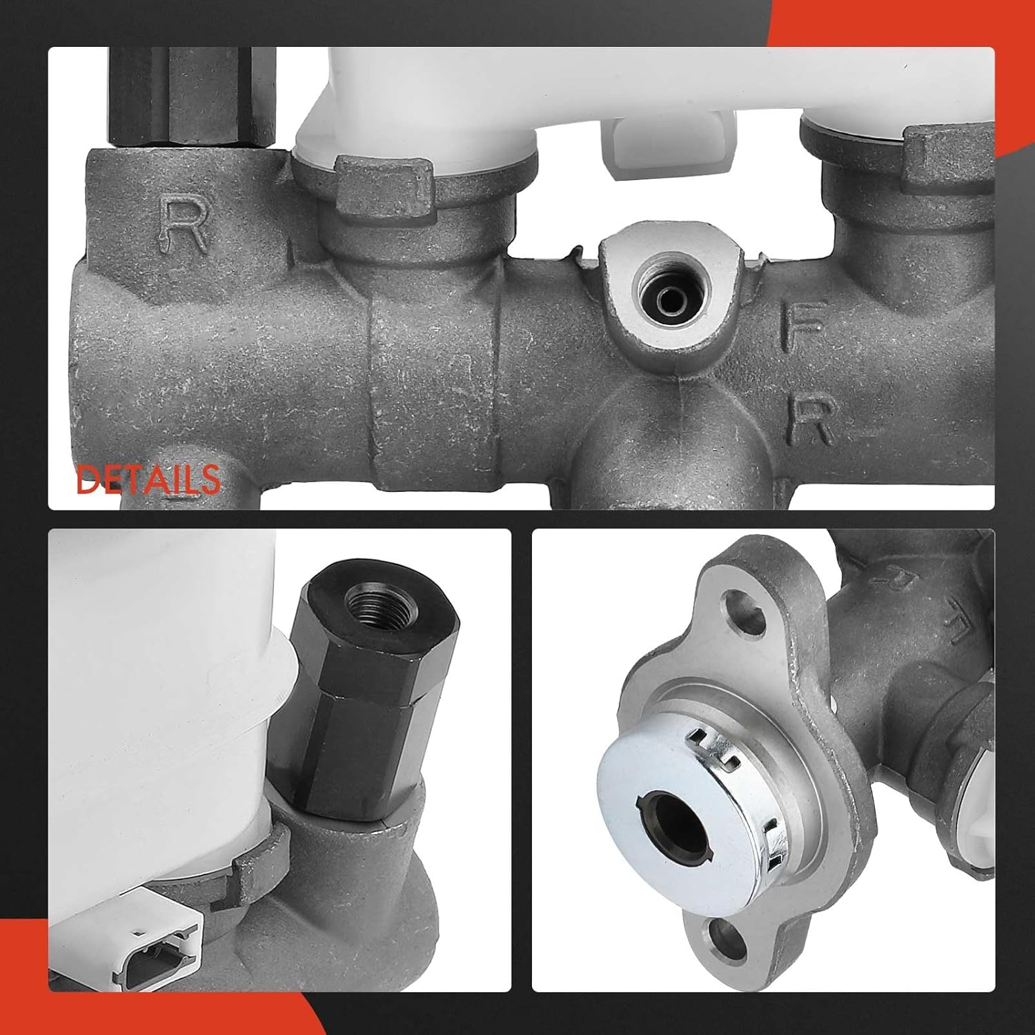 A-Premium Brake Master Cylinder with Reservoir and Cap Compatible with Nissan Vehicles - NX 1991-1993, Sentra 1991-1994 - Replace OE# 4601063C00, 4601063C10