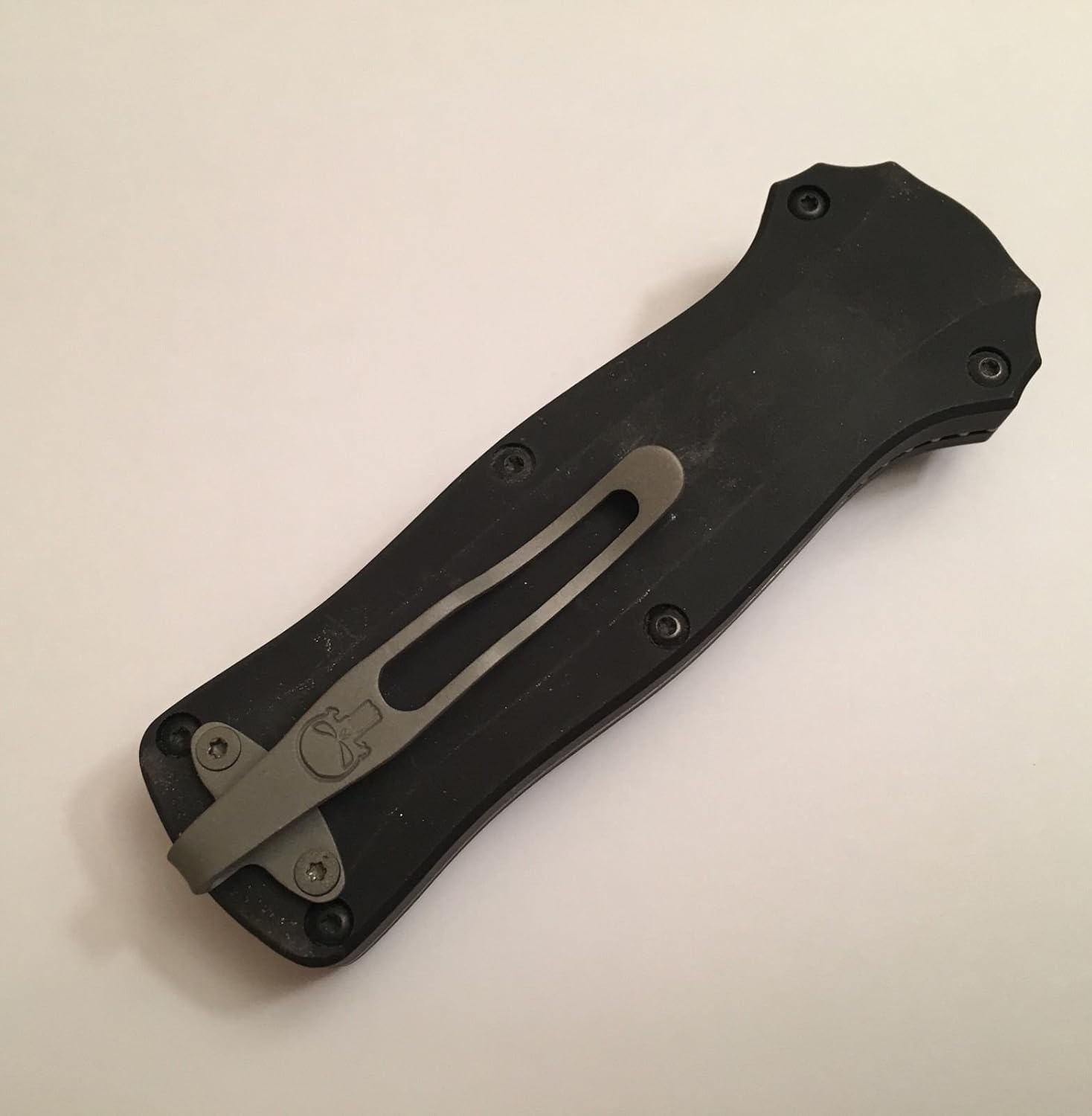 Bead Blasted Gray Titanium Pocket Clip For Benchmade 3300 Infidel 3350 Mini-Infidel OTF