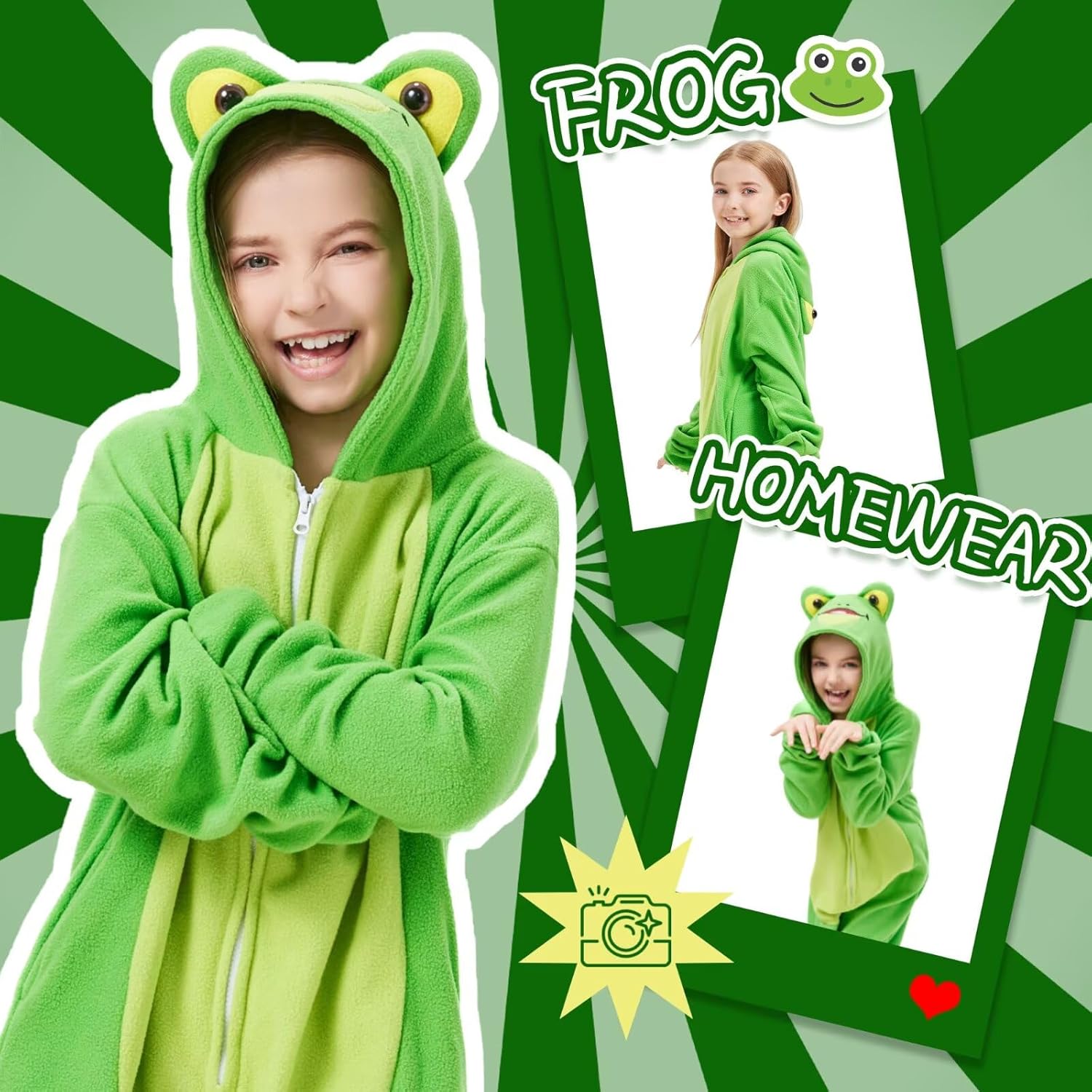 Unisex Children Character Onesie Pajamas Kids Halloween Cosplay Costume/Homewear/Sleepwear - Image 6