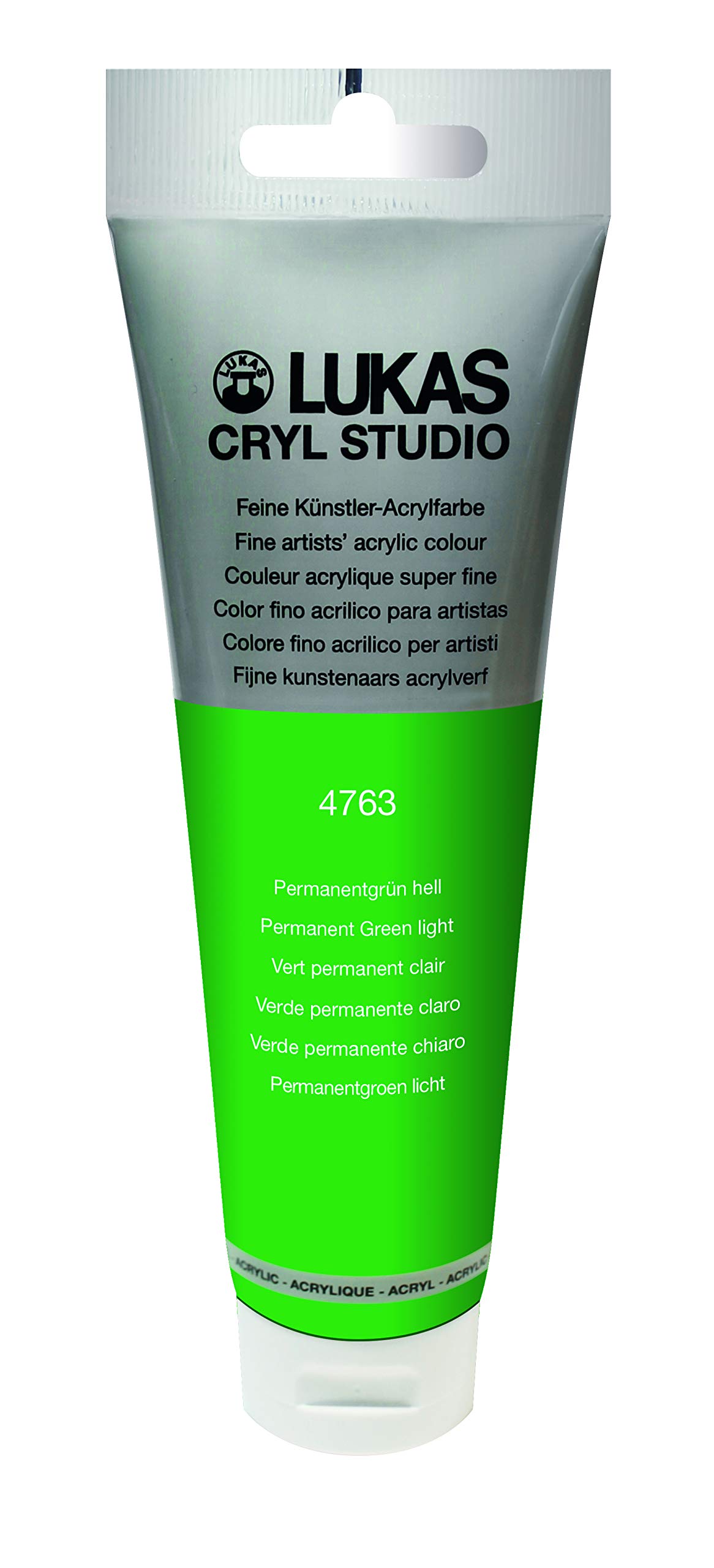 Peinture acrylique Lukas vert clair pour peindre des paysages et décors