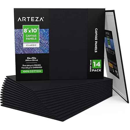 Arteza Leinwand Set 6-tlg - 61x76,2cm Keilrahmen Mit Baumwolle & Acryl-Gesso