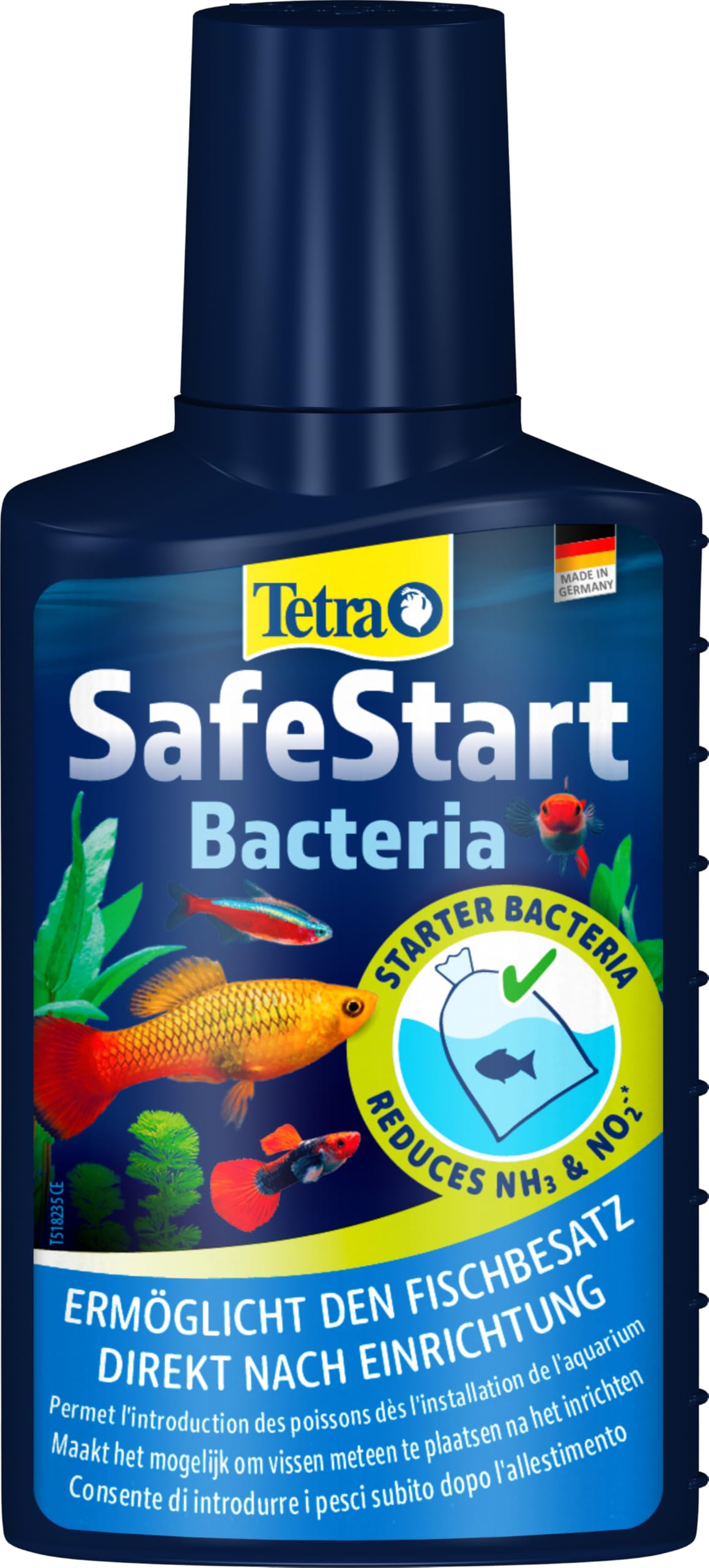 Tetra SafeStart Attivatore per Acquari, Consente di Introdurre i Pesci Immediatamente dopo L'allestimento dell'Acquario, 100 ml