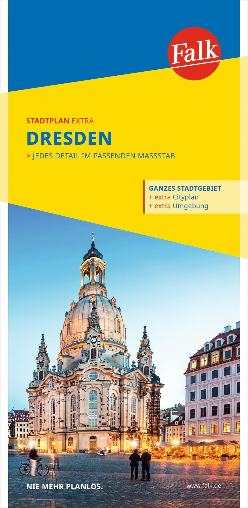 Falk Stadtplan Extra Dresden 1:20.000: mit Ortsteilen von Freital, Radebeul