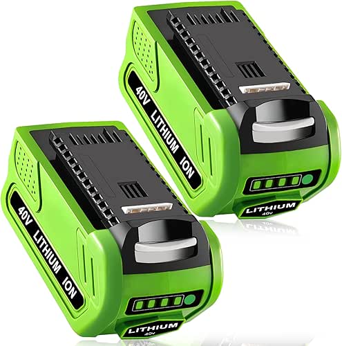 2 Packs 6000mAh 40V Lithium ion 29462 29472 Replacement Battery