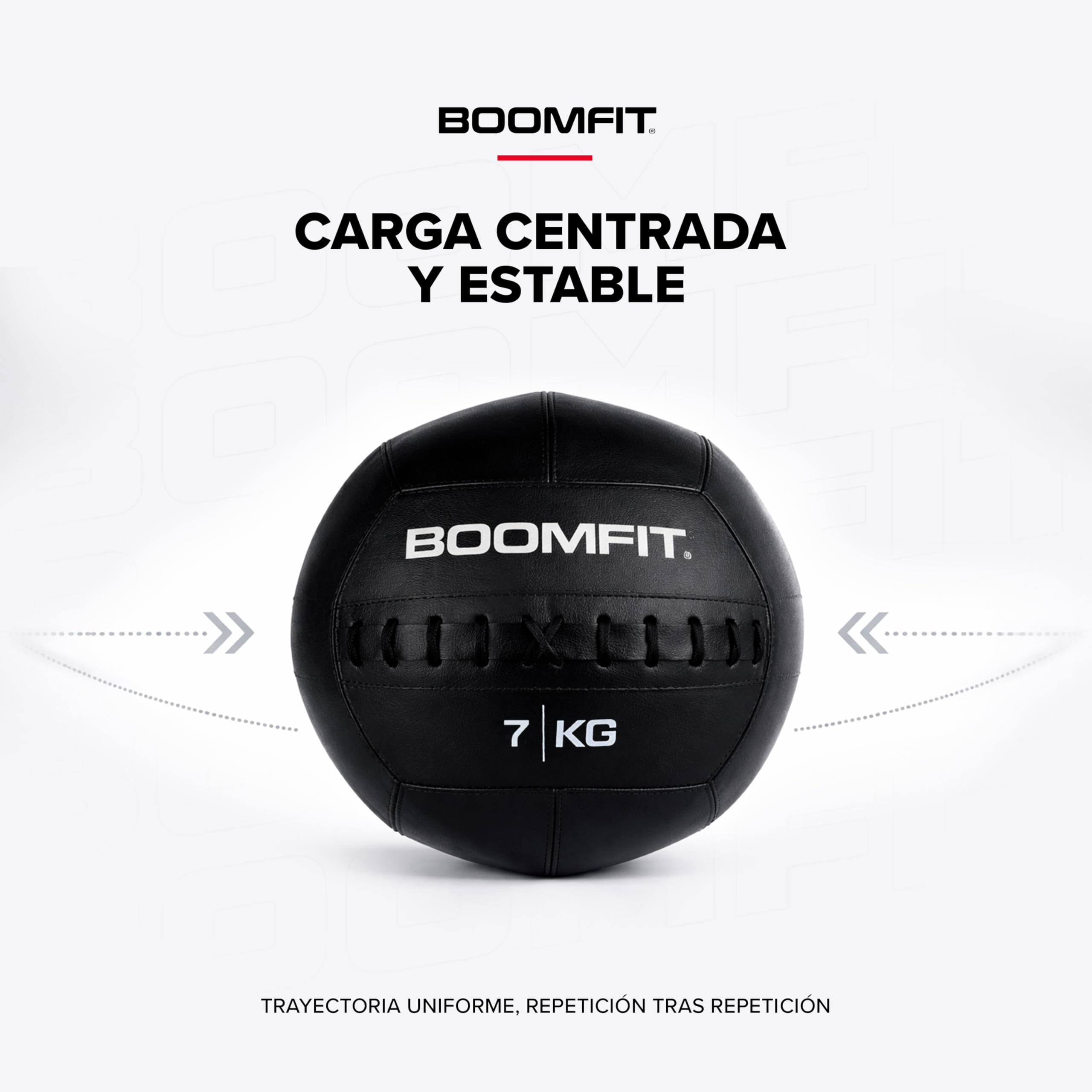 BOOMFIT Wall Ball 2–15 kg | Balón Medicinal Antideslizante Superficie Lisa | Carga centrada Estable | Progresión por Pesos sin Cambiar sensaciones | Crossfit, Funcional y HIIT