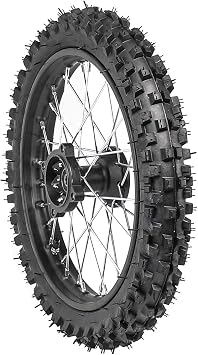 60/100-14 Front and 80/100-12 Rear Disc Brake Wheel Tires Rim With 12mm Bearing for Pit Dirt Bike