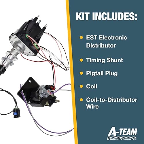 Miniatura 4 de A-Team Performance - Distribuidor de encendido electrónico y kit de actualización de bobina EST Marine 3.0L Delco EST para aplicaciones de 4