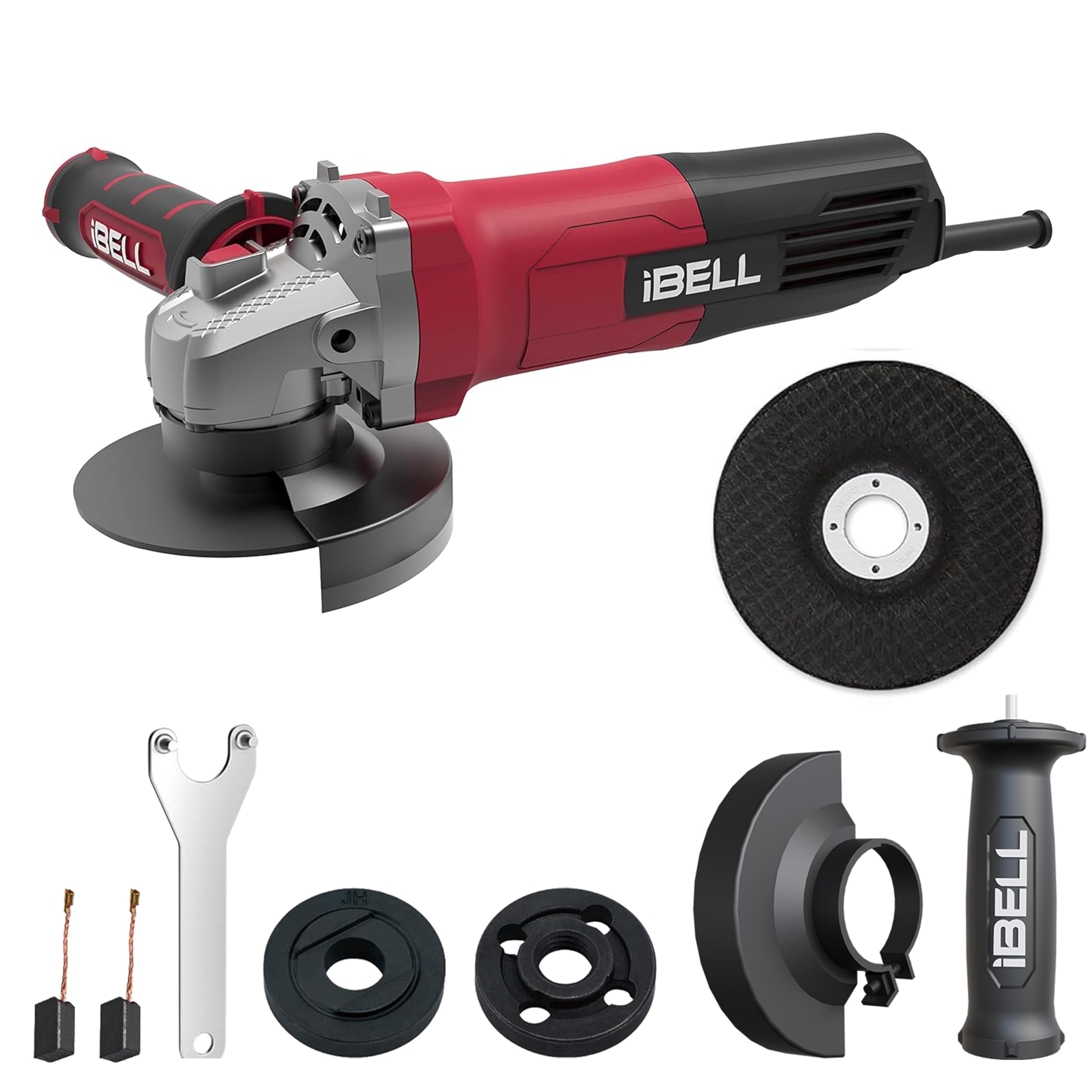 IBELL Angle Grinder AG10-68, 680W Heavy Duty, Copper Armature, Disc Dia 100mm, 11000 RPM with Grinding Wheel and Guard…-image-22
