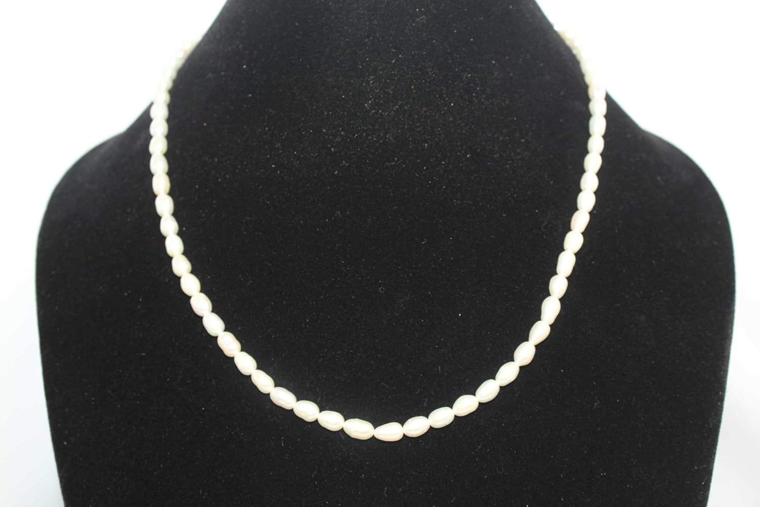 Rajasthan Gems Necklace Strand String Beaded Freshwater Pearl Stone Bead Women D950