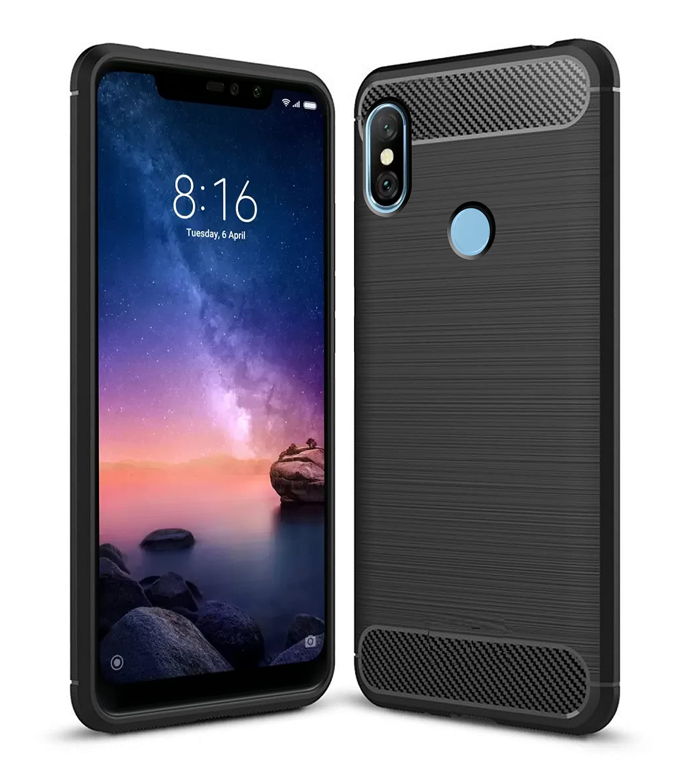 Zapcase Case Camera Protection Soft Back Cover for Xiaomi Redmi Note 6 Pro (Rubber_Black) (B07KSWN6DG) Amazon Price History, Amazon Price Tracker