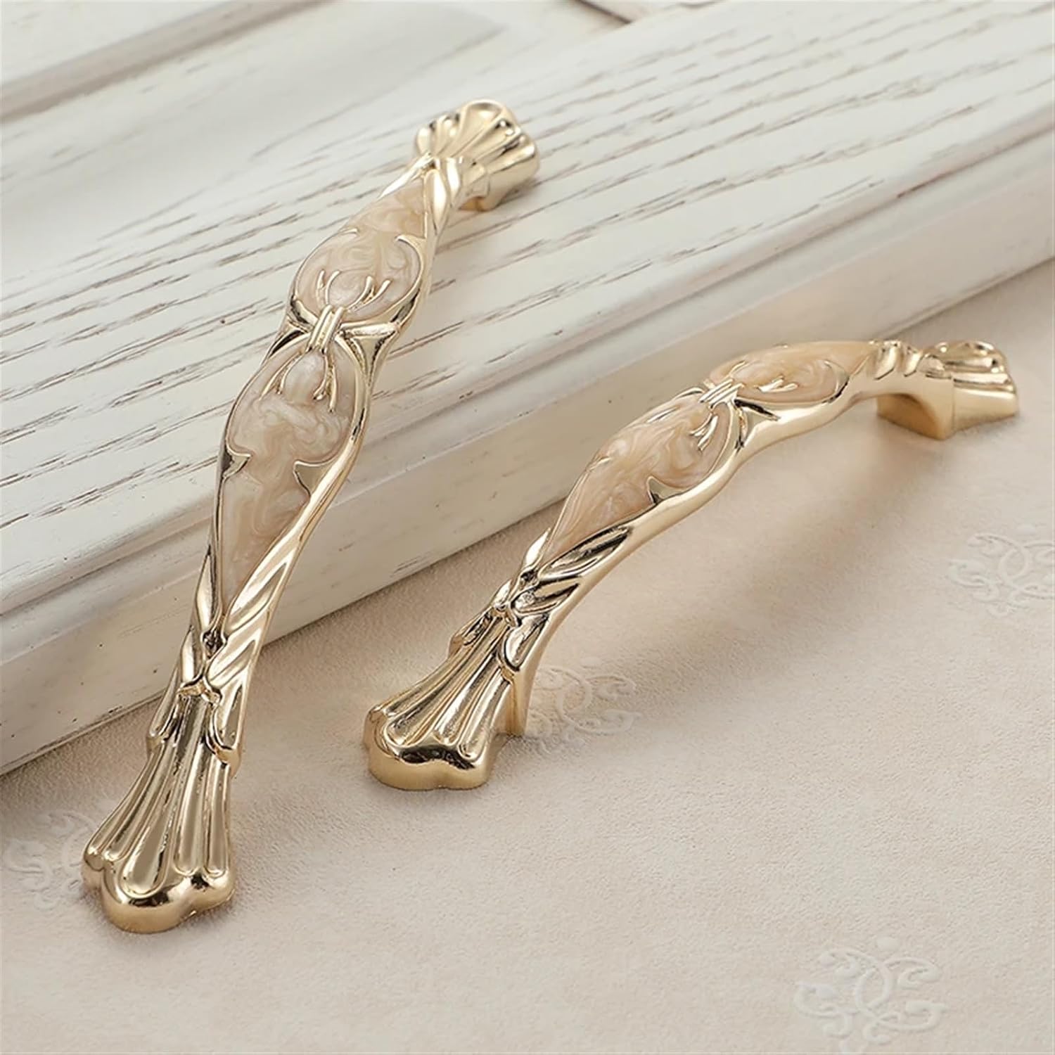 Cabinet Handles Zinc Alloy Door Kitchen Knobs Cabinet Pulls Drawer Knobs Wardrobe Handle 1Pcs (Color : 636-128MM)