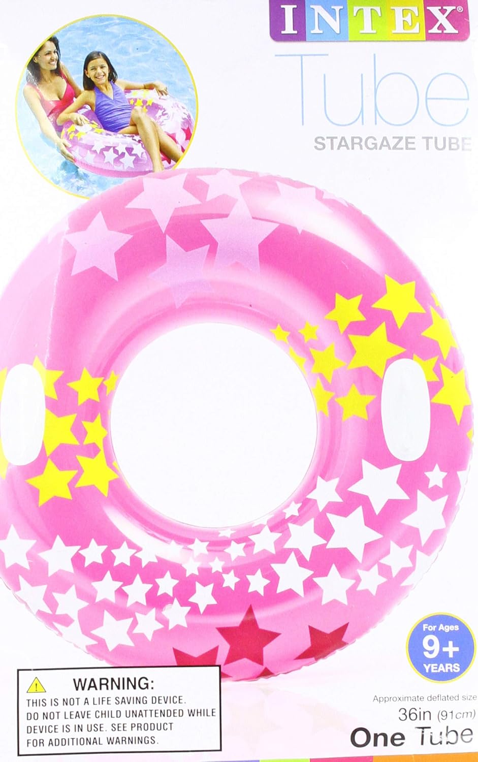 Intex FBA_59256EP Stargaze Tube 36" Large Swim Ring Float