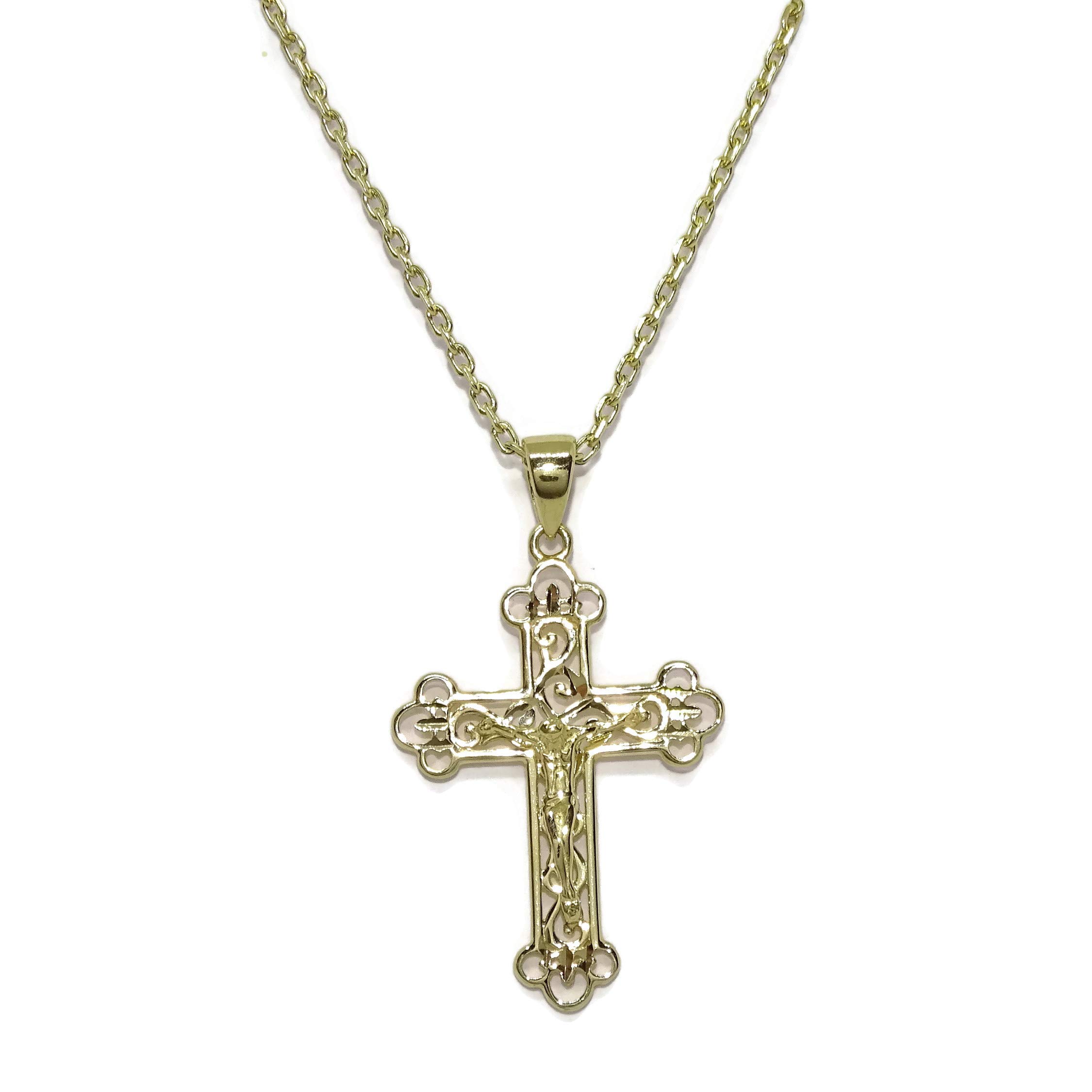 Croce Oro Giallo Croce Comunione Oro 18k Giallo