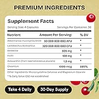 Vista 6 de Probióticos de Akkermansia Muciniphila 320 mil millones de UFC Probiótico y prebiótico Probióticos de Akkermansia para la salud intestinal