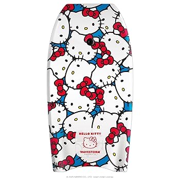 Hello Kitty® Soft Surfboard 正規品 Amazon.com : Hello Kitty 36in Bodyboard by Wavestorm