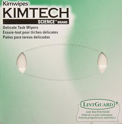 Kimberly-Clark Professional KIMWIPES Ex-L Delicate Task Wipes, Cloth, 4-1/2 x 8-1/2, 280/box (34155)