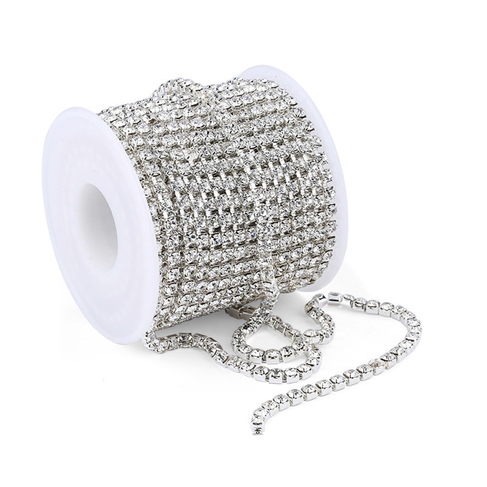 Chaîne en strass cristal anti-accrocs pour réparer et sublimer vos vêtements ternes