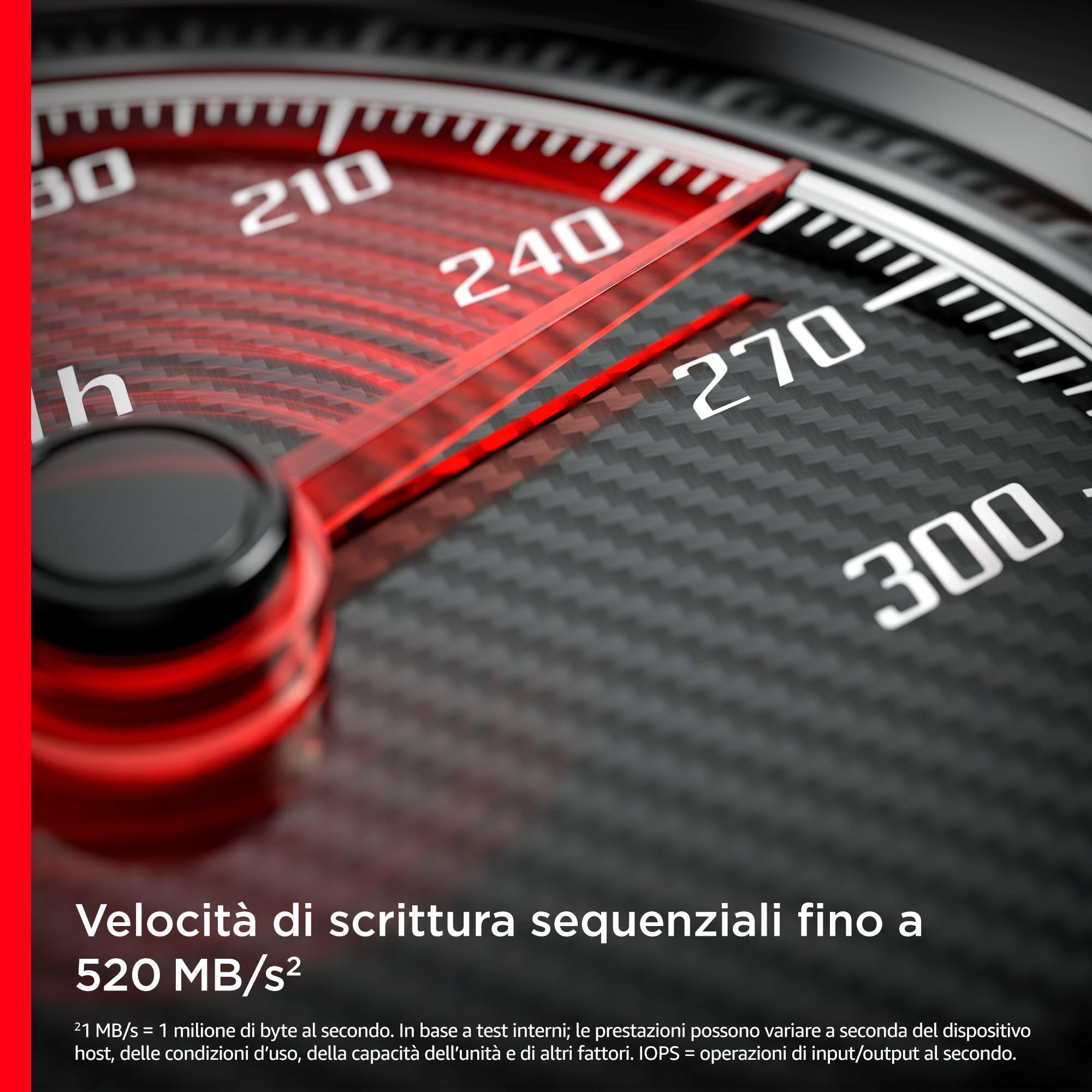 SanDisk Ultra 3D SSD 4TB, con velocità di lettura fino a 560MB/sec, SATA 2.5"